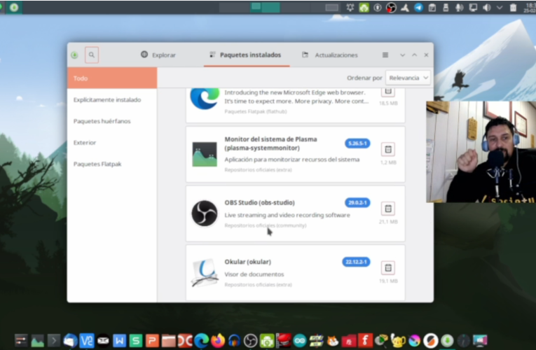 PRUEBO LINUX MANJARO CON KDE PLASMA Y OBTENGO EXCELENTES RESULTADOS.
