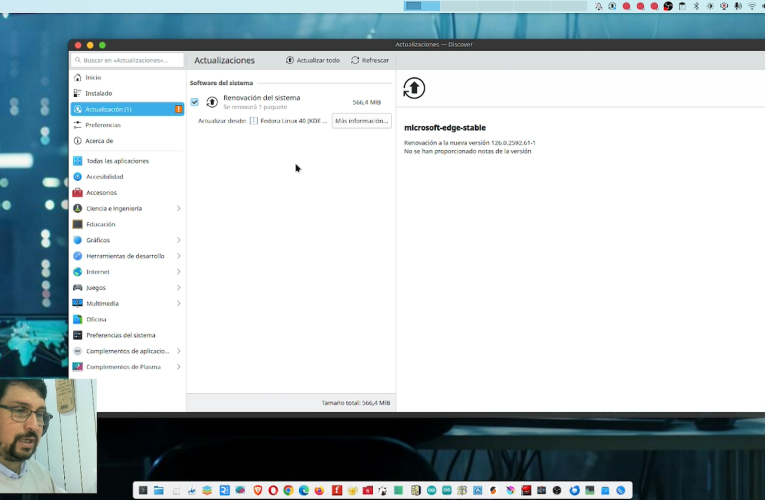 ACTUALIZO DE  FEDORA 39 A FEDORA 40 CON KDE PLASMA DESPUÉS DE CUATRO MESES DE USO